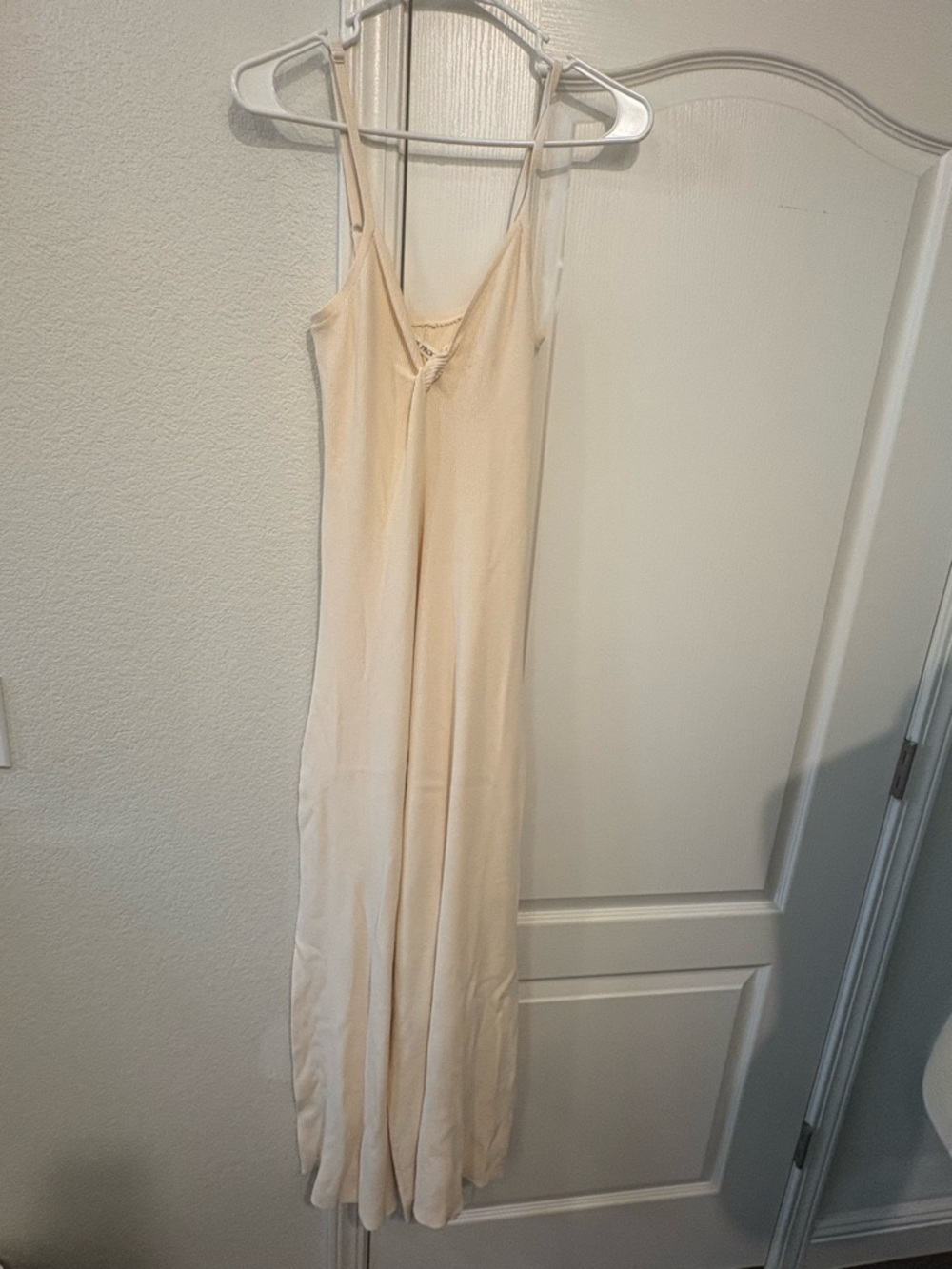 Live The Process Cream Ribbed jumpsuit - Picture 2 of 6
